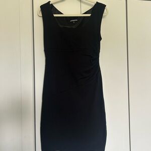 Express Black Sheath Mini Dress